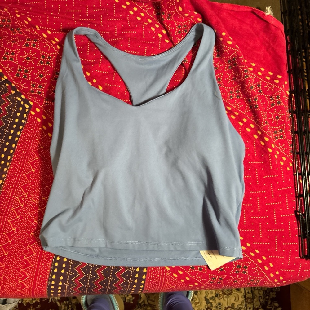 NWT Fabletics Light Blue Anywhere Tank